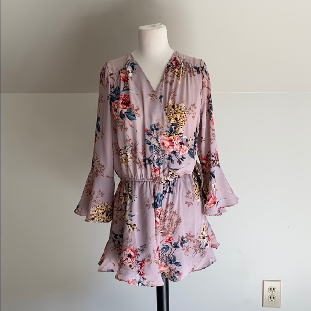 Gorgeous floral long sleeve romper